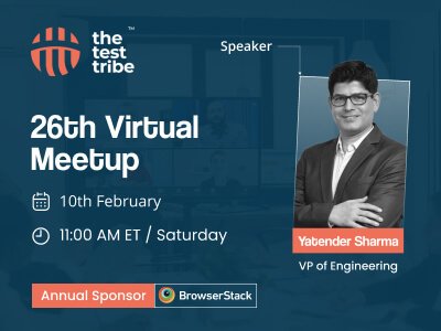 The Test Tribe 26th Virtual Meetup