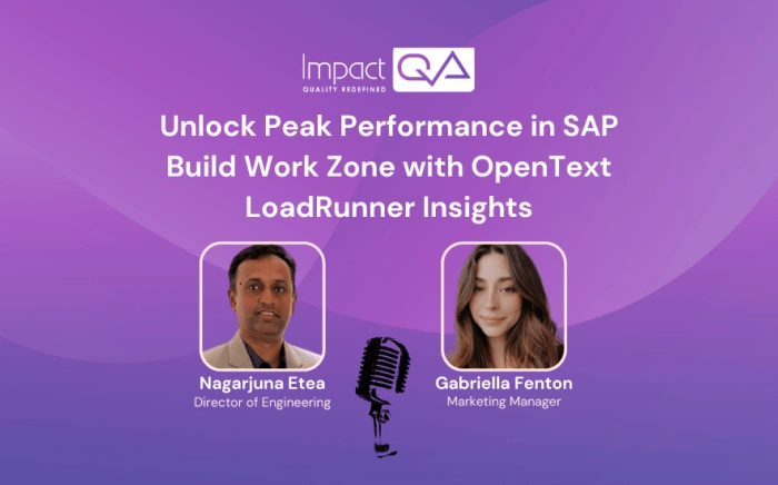 Unlock Peak Performance in SAP Build Work Zone with OpenText LoadRunner Insights