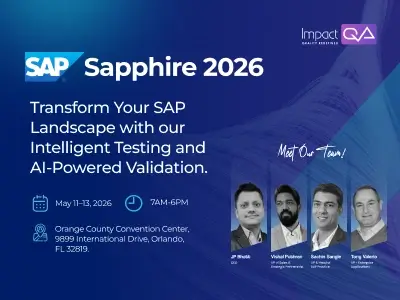 ImpactQA at SAP Sapphire & ASUG Annual Conference 2026