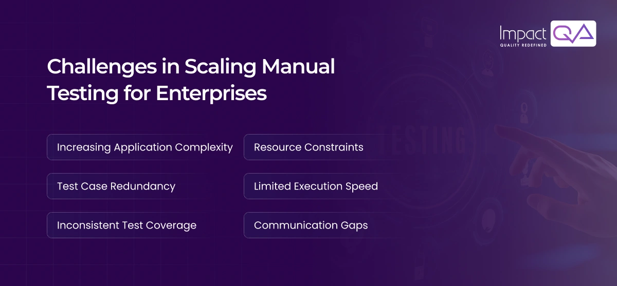 Challenges in Scaling Manual Testing for Enterprises